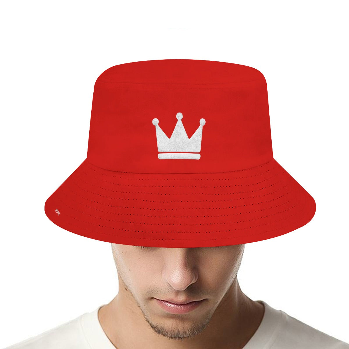 Crown Red Bucket Hat