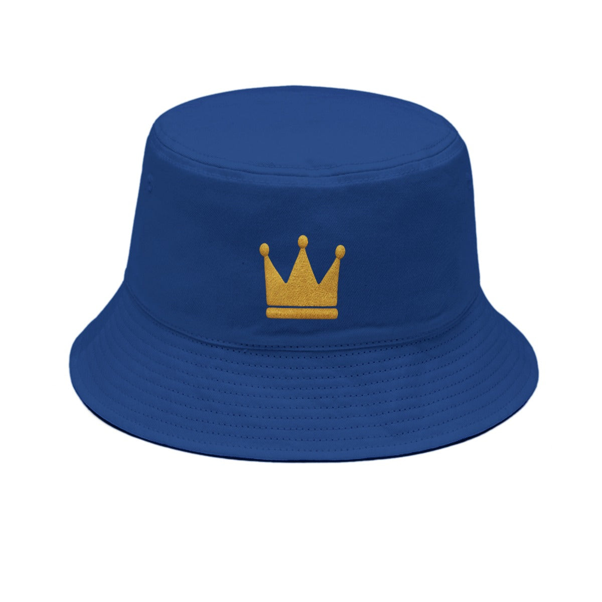 Crown Yourself Blue and Gold Bucket Hat