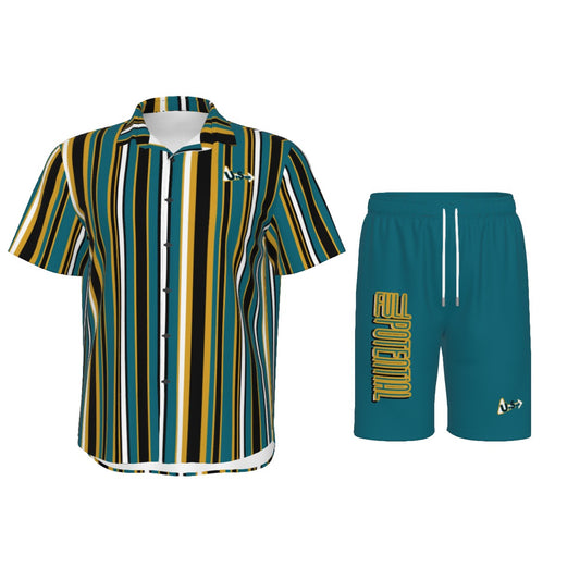 Da JAG UPSTYLE Men's Short Sleeve Shirt Set