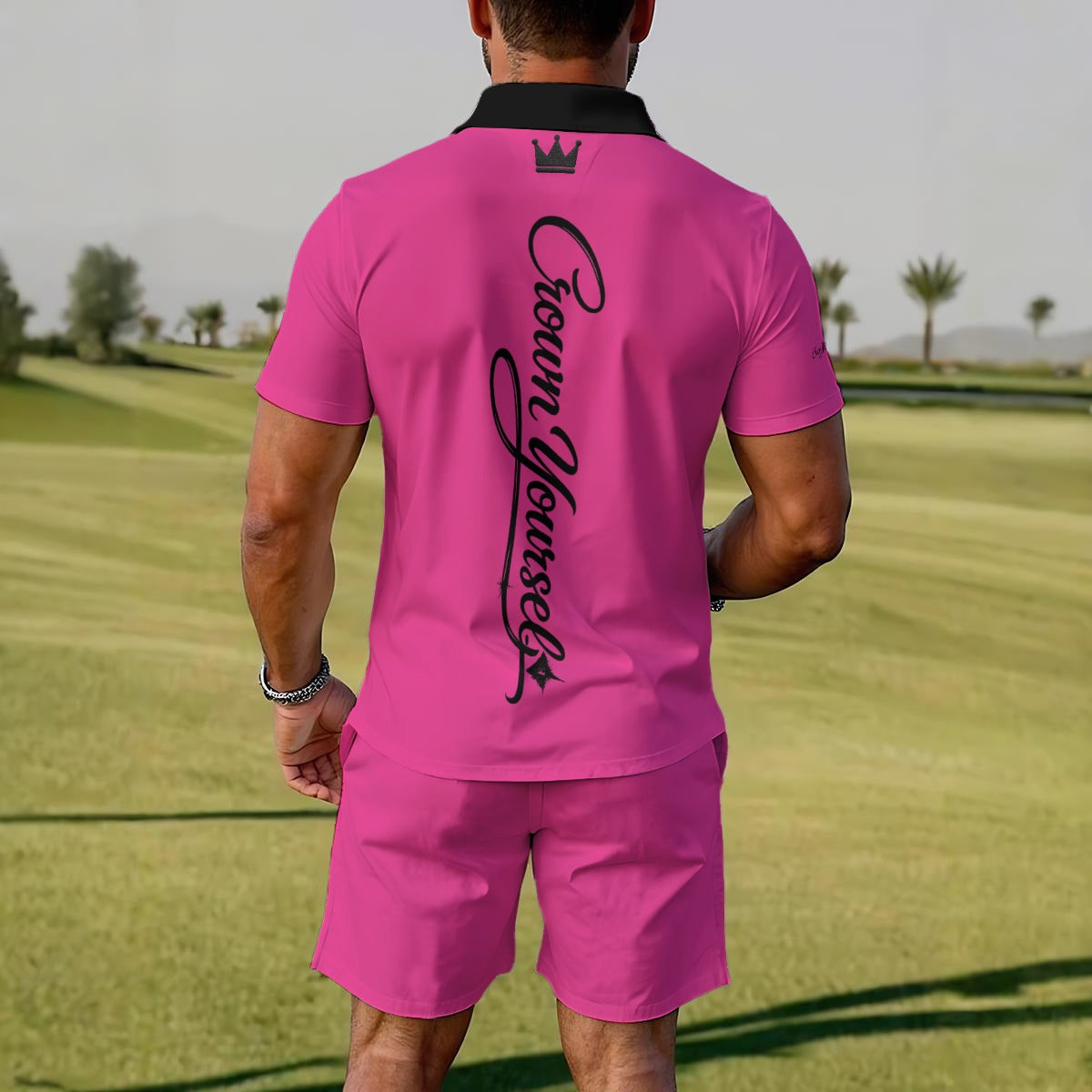Royal Summer C.Y. Men's Set Pink/Black