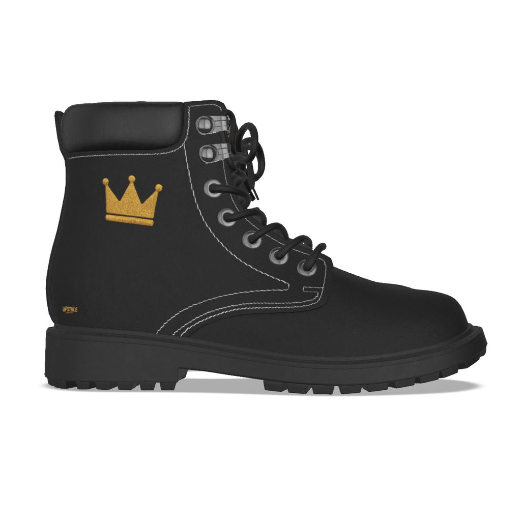 Crown Yourself Black and Gold Herren UPSTYLE Stiefel