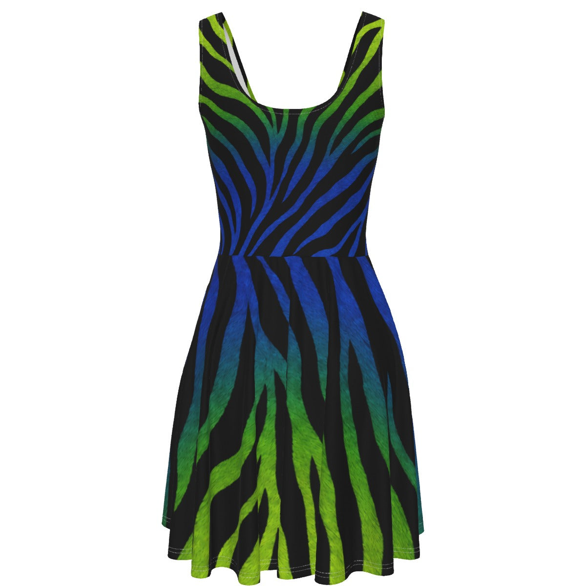 Electric Zebra Women's Tank Vest Dress