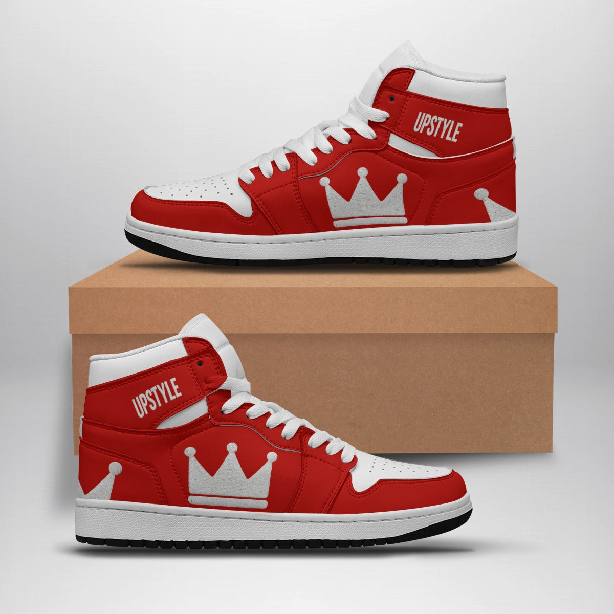 Crown red & white Men's UPSTYLE Shoes