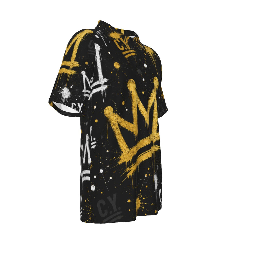 C.Y. Crown code- Midnight Monarch Men's Polo