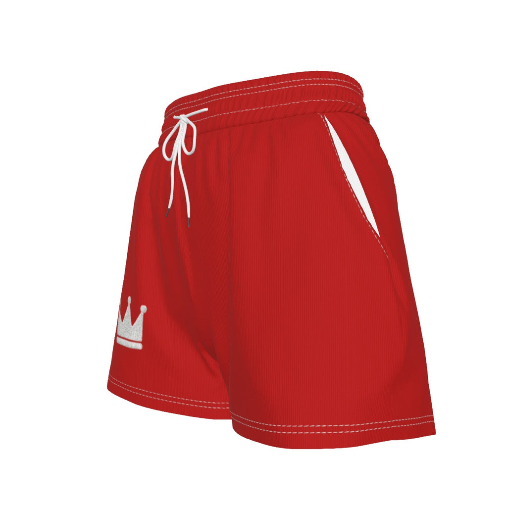 UPSTYLE Crown Luxe Shorts – Rot/Weiß