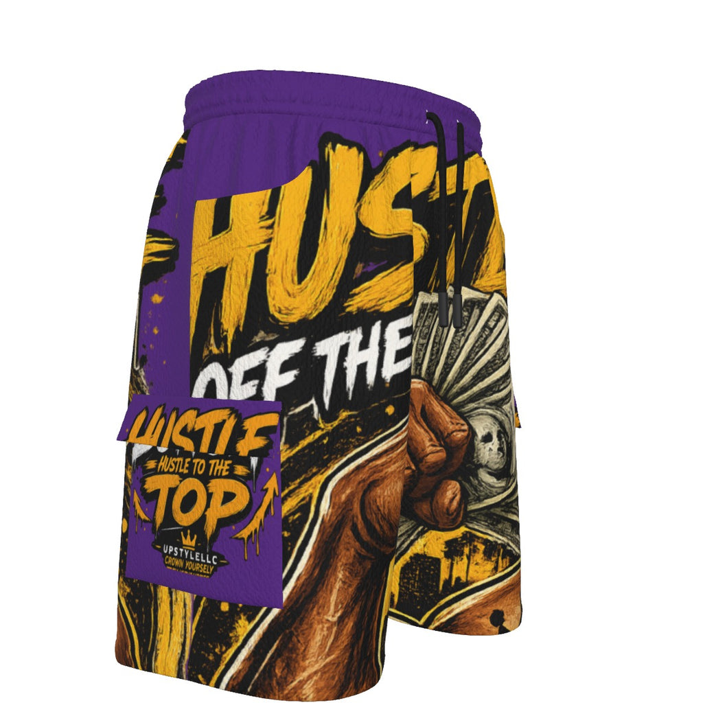Royal Racks— Hustle Off the Muscle Men's Cargo Shorts