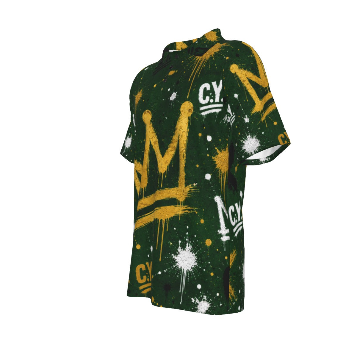 C.Y. Crown code- Emerald Empire Men's Polo
