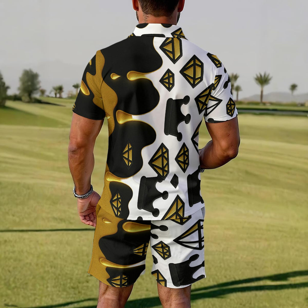 Royal Summer Set White/Black/Gold