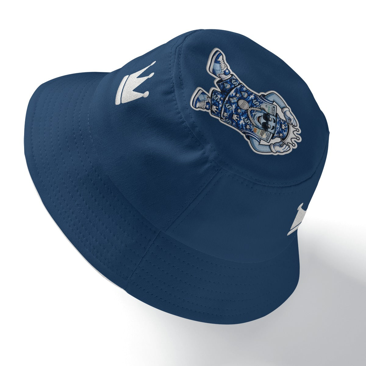 Camo/Blue Money Moves Double-Side Printing Bucket Hat
