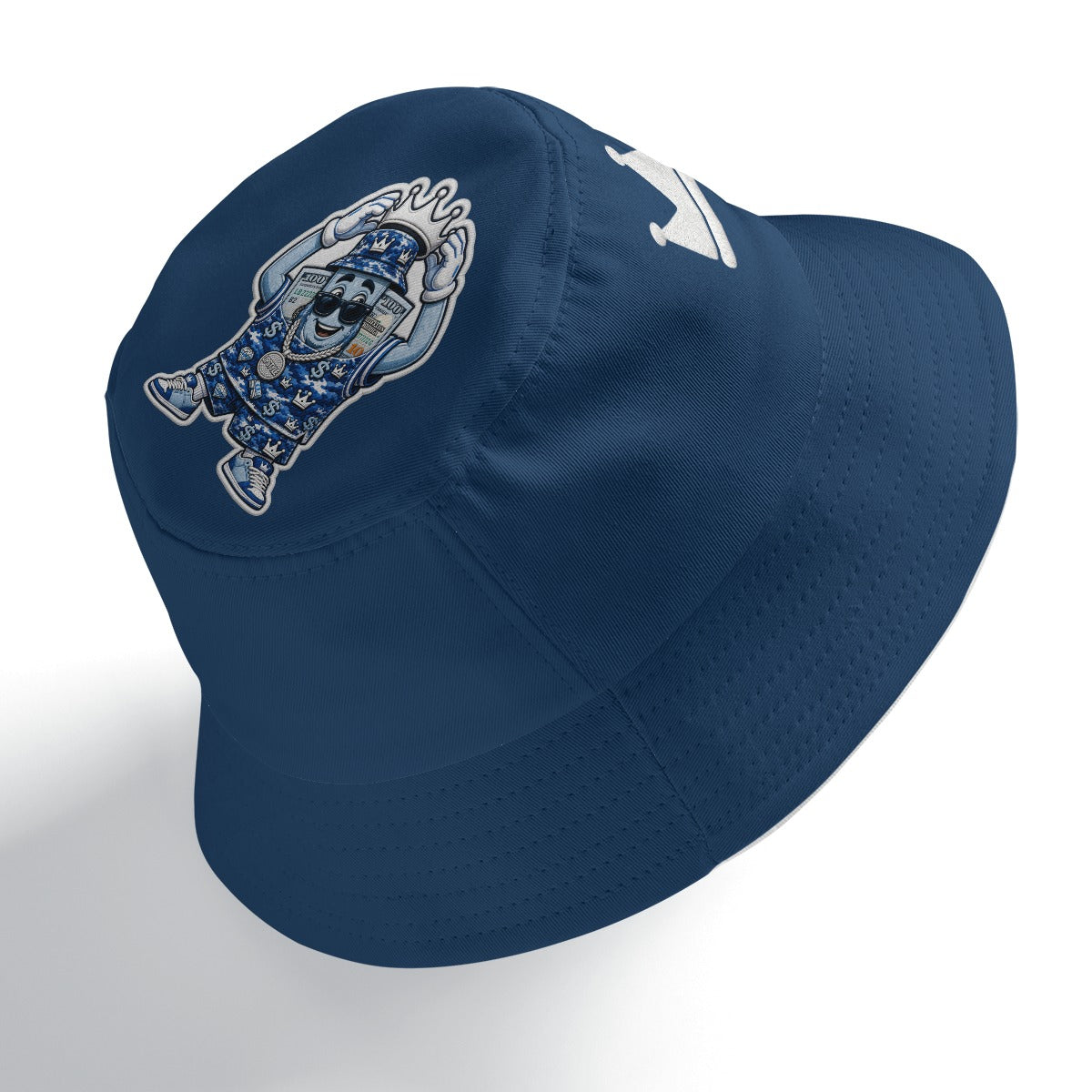 Camo/Blue Money Moves Double-Side Printing Bucket Hat