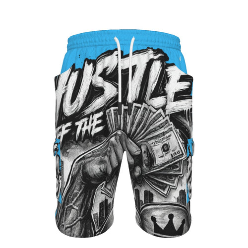 Blue Motion — Hustle Off the Muscle Men's Cargo Shorts
