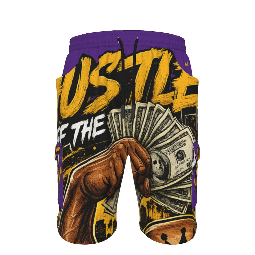 Royal Racks— Hustle Off the Muscle Men's Cargo Shorts