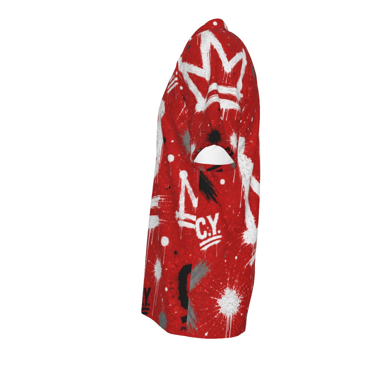 C.Y. Crown code- Crimson Reign Men's Polo