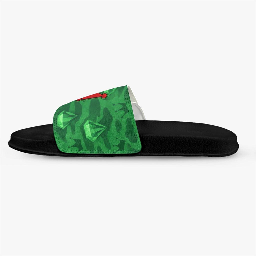 C.Y. Emerald Reign Men's Velcro Slippers