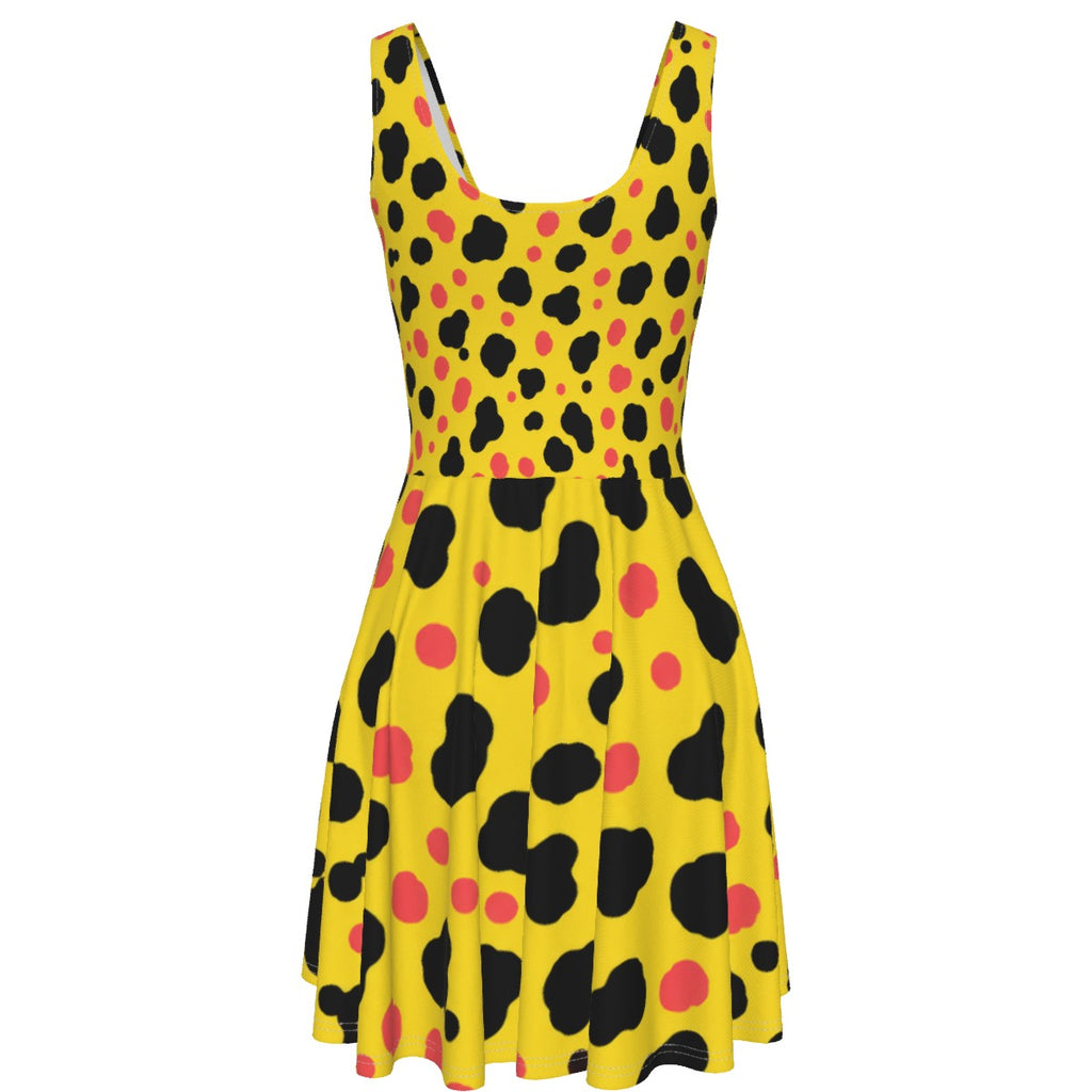 Blush Dalmatian Women's Tank Vest Dress