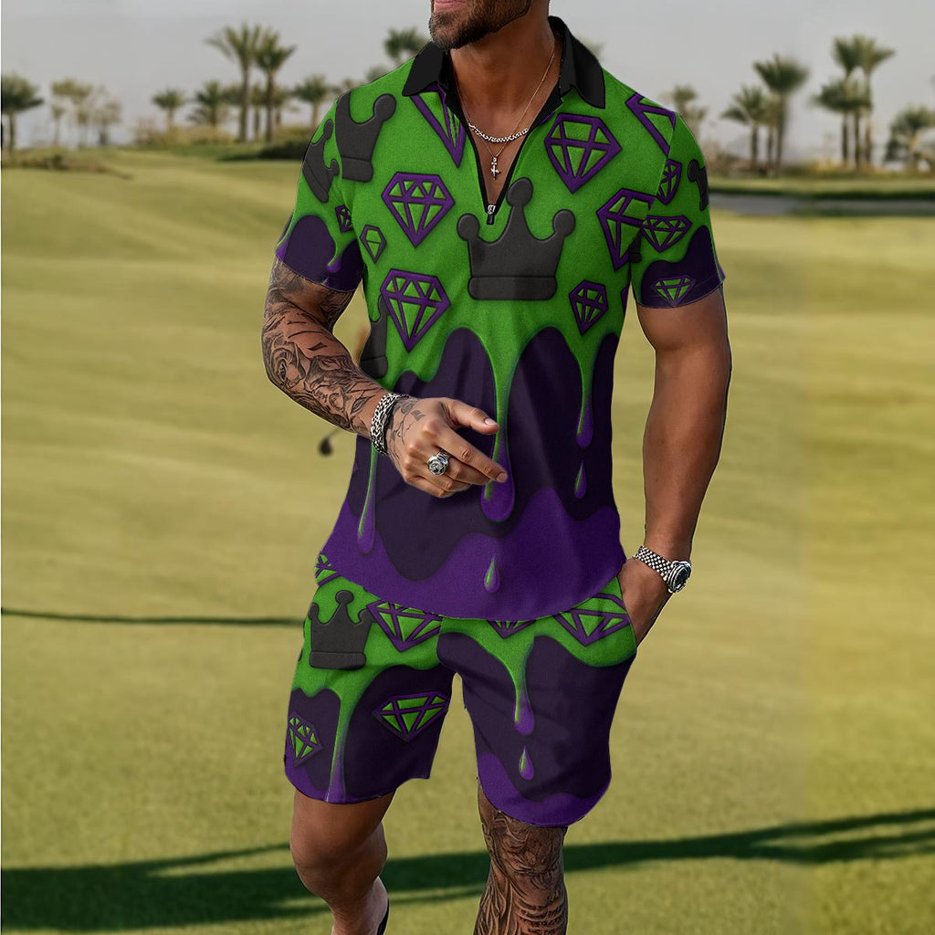 Royal Summer Set Green/Purple/ Black