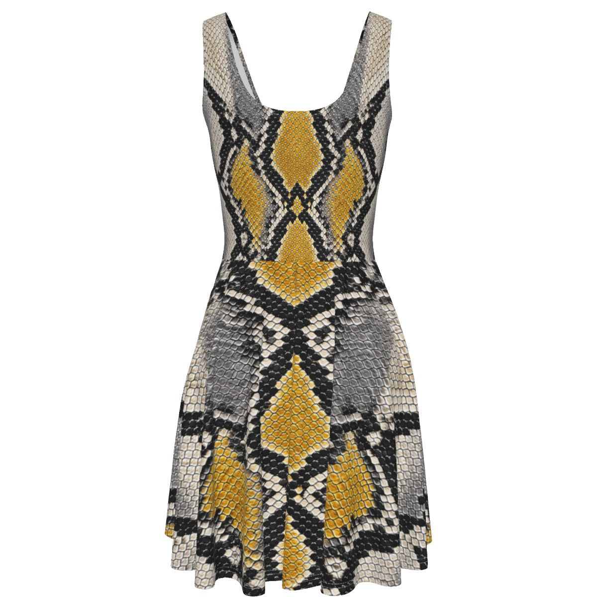 Silver Python Women's Tank Vest Dress