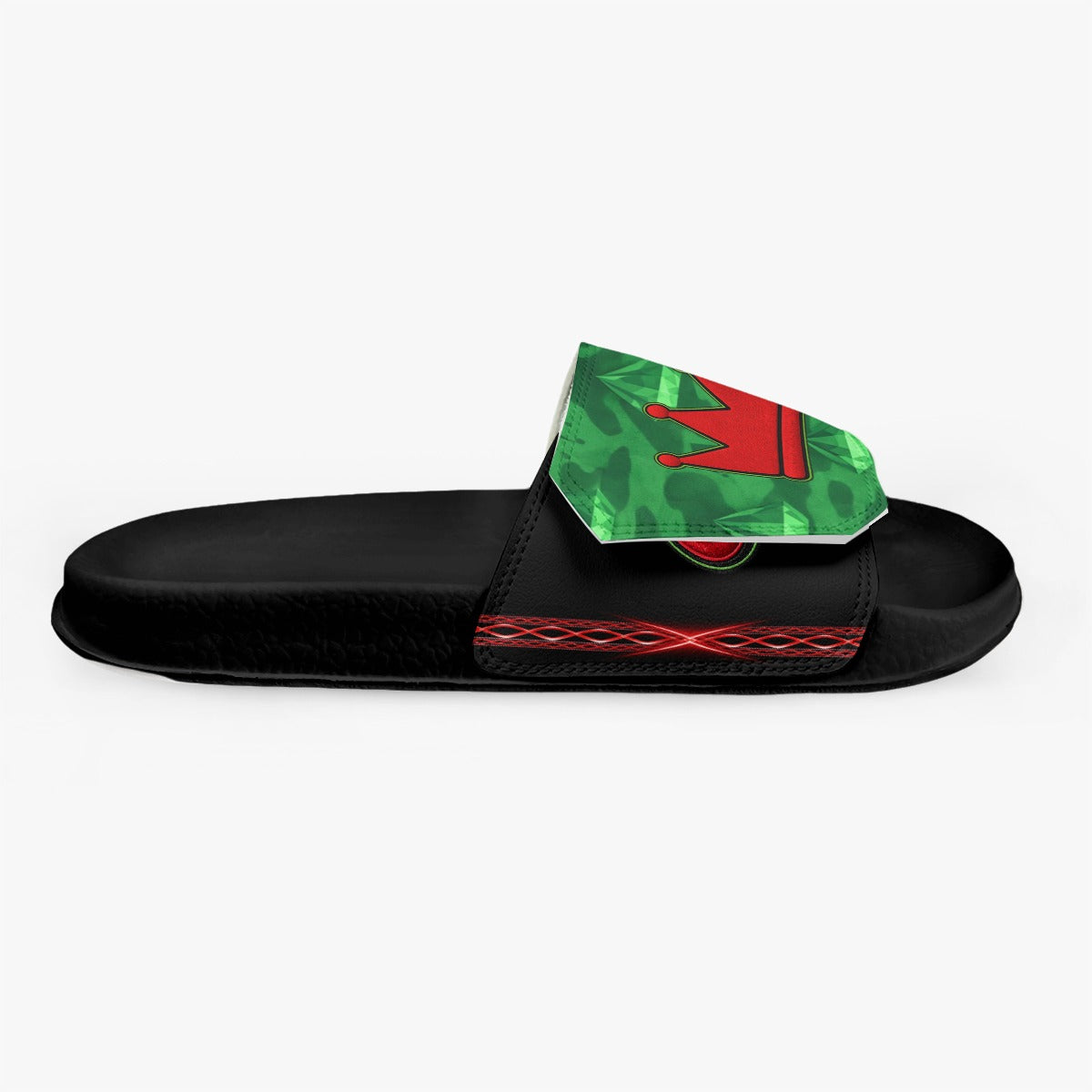 C.Y. Emerald Reign Men's Velcro Slippers