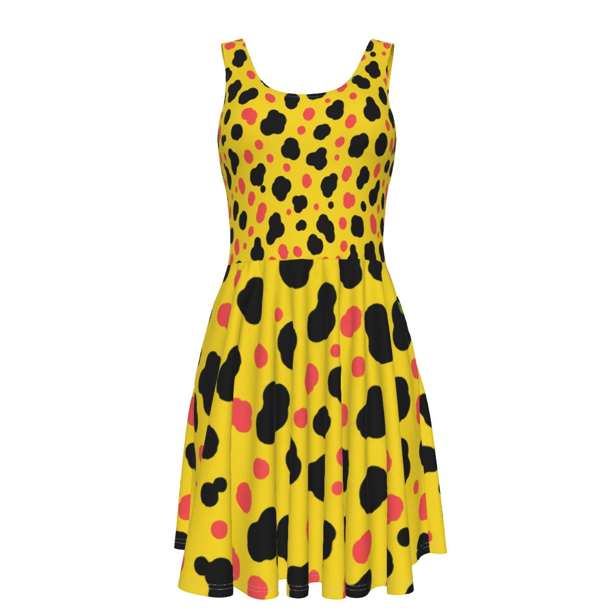 Blush Dalmatian Women's Tank Vest Dress
