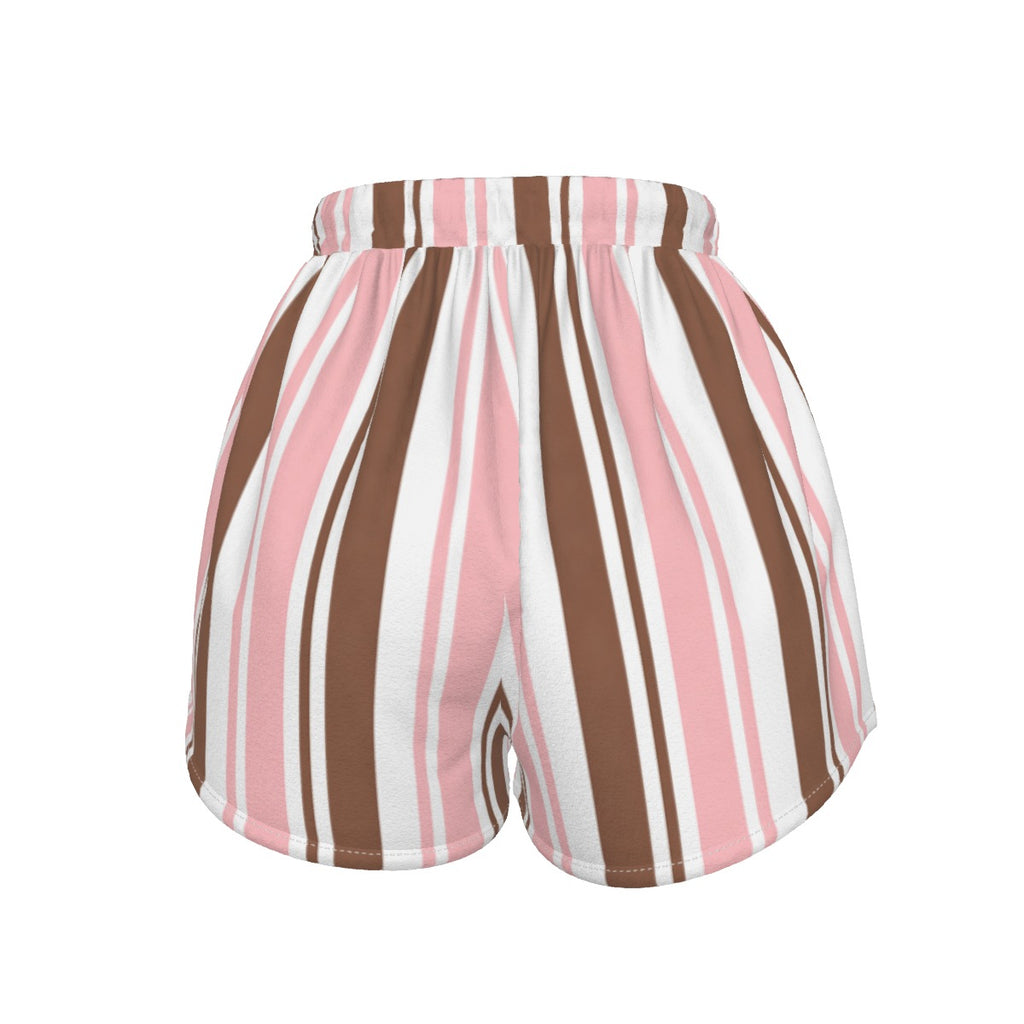 Crown Cocoa Blush Stripe  Women's Shorts