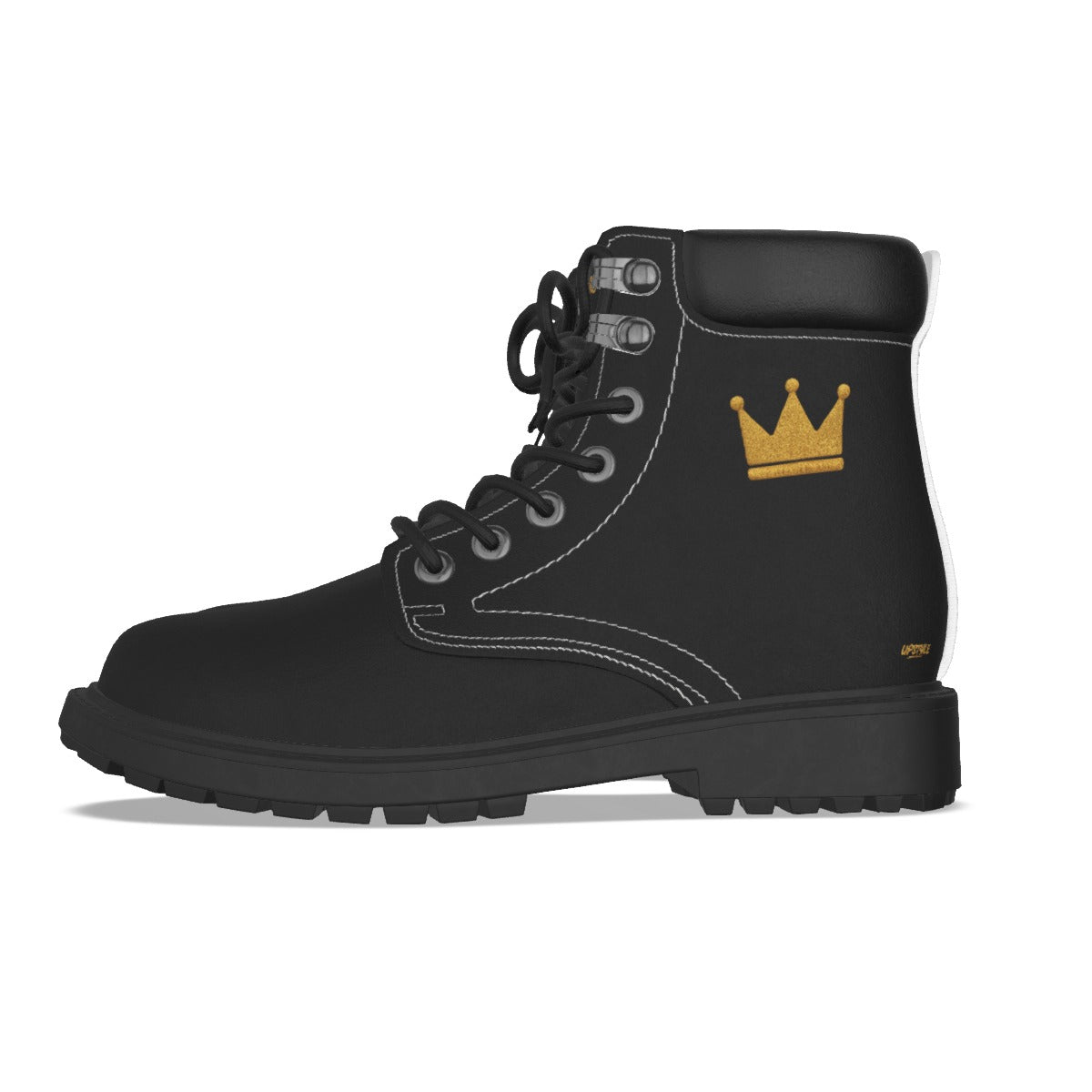 Crown Yourself Black and Gold Herren UPSTYLE Stiefel