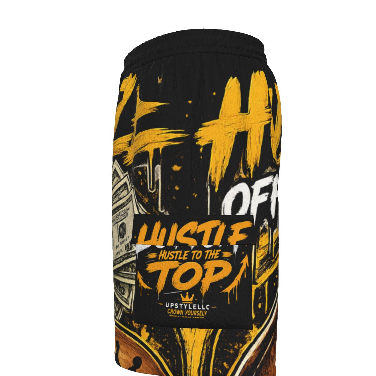 Black Grind — Hustle Off the Muscle Men's Cargo Shorts