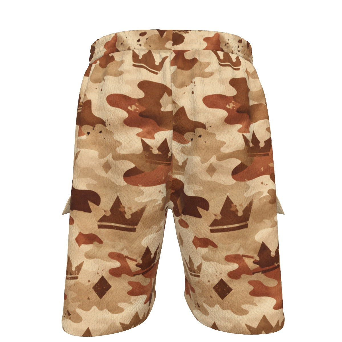 Crown Yourself Desert Camo Men's Cargo Shorts