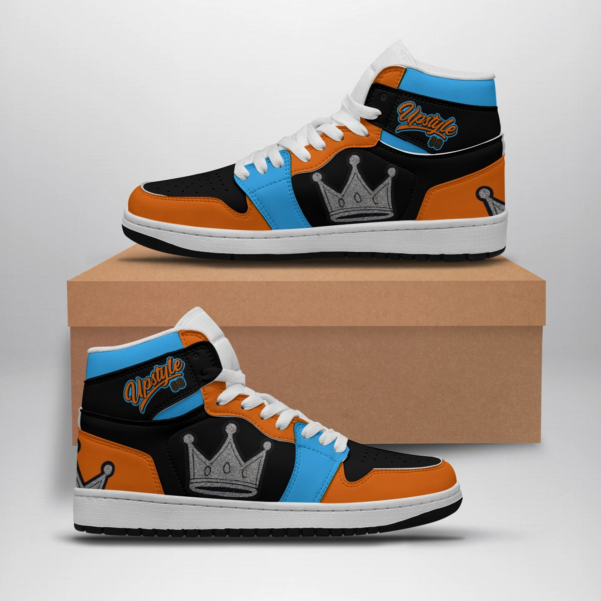 Crown Org Blk Blu Men's UPSTYLE Shoes