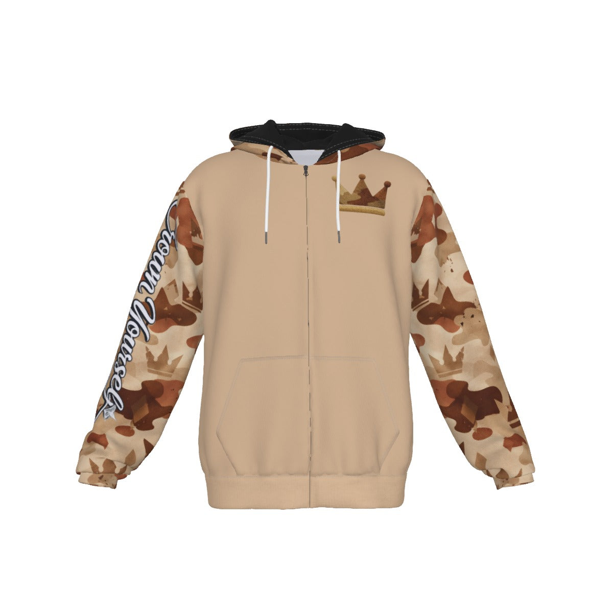 Sweat à Capuche Camouflage du Désert Couronnez-vous