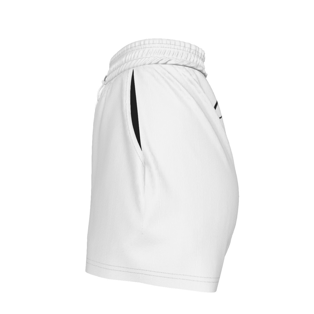 UPSTYLE Crown Luxe Shorts – White/Black