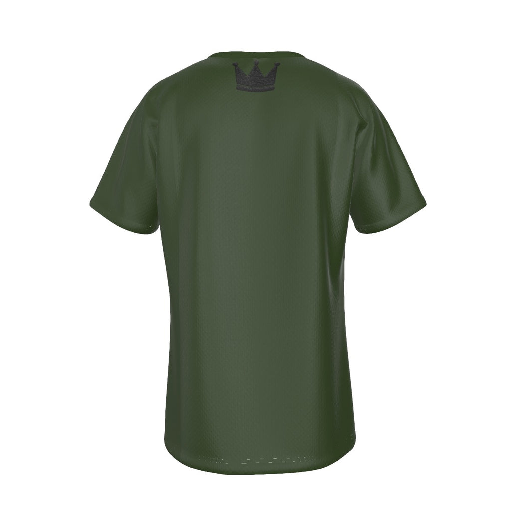 CrownYourself Forest Green/Black T-Shirt| Birdseye