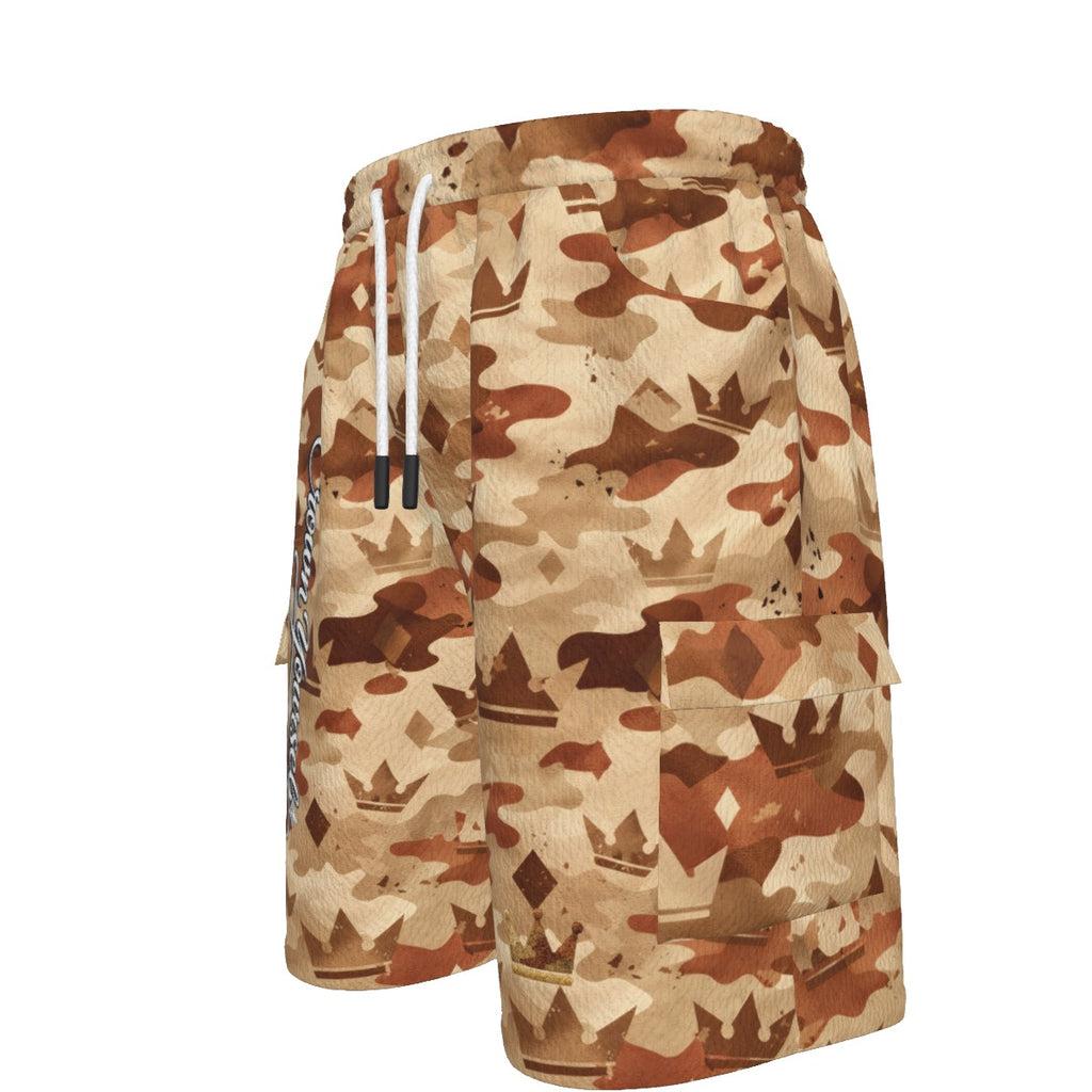 Crown Yourself Desert Camo Men's Cargo Shorts