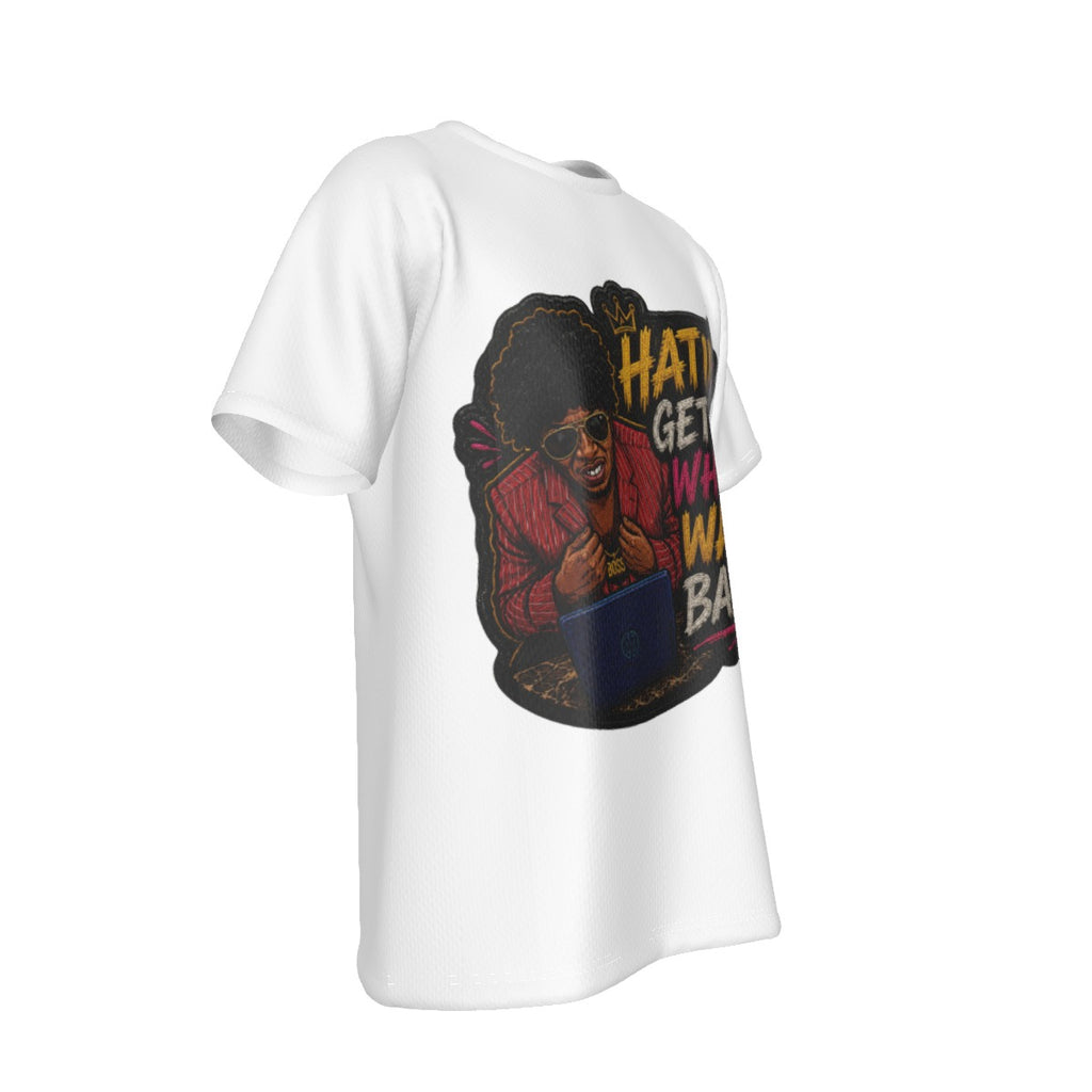 Hatin’ Get Me What I Want Baby Tee – White
