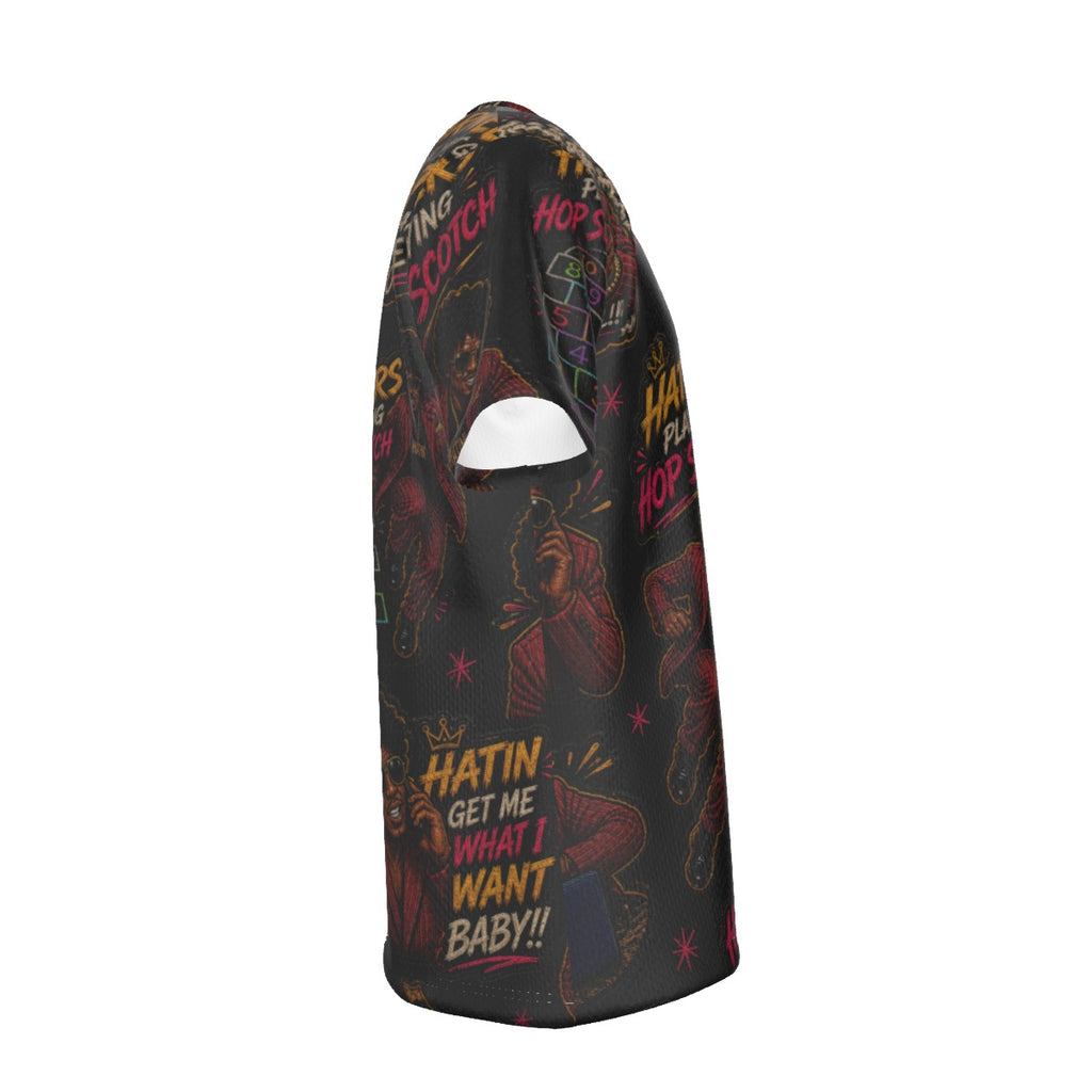 Hatin Darnell All-Over Print Tee – Black
