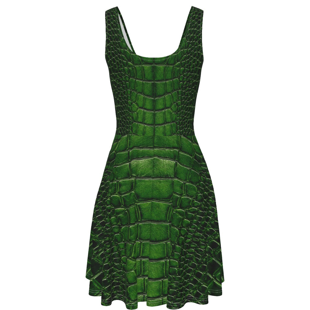 Emerald Gator Women's Tank Vest Dress