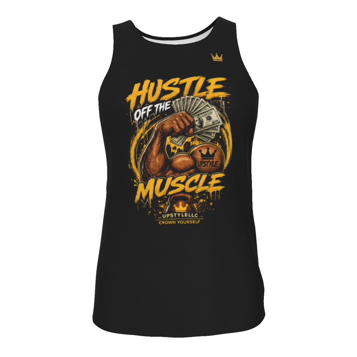 Black Grind — Hustle Off the Muscle Men's Tank Top