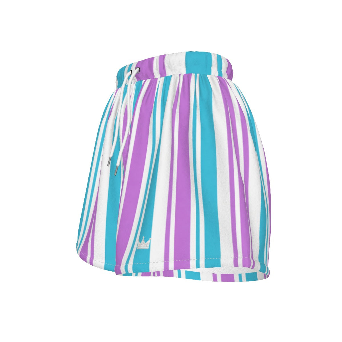 Crown Ocean Lavender Stripe Women's Shorts