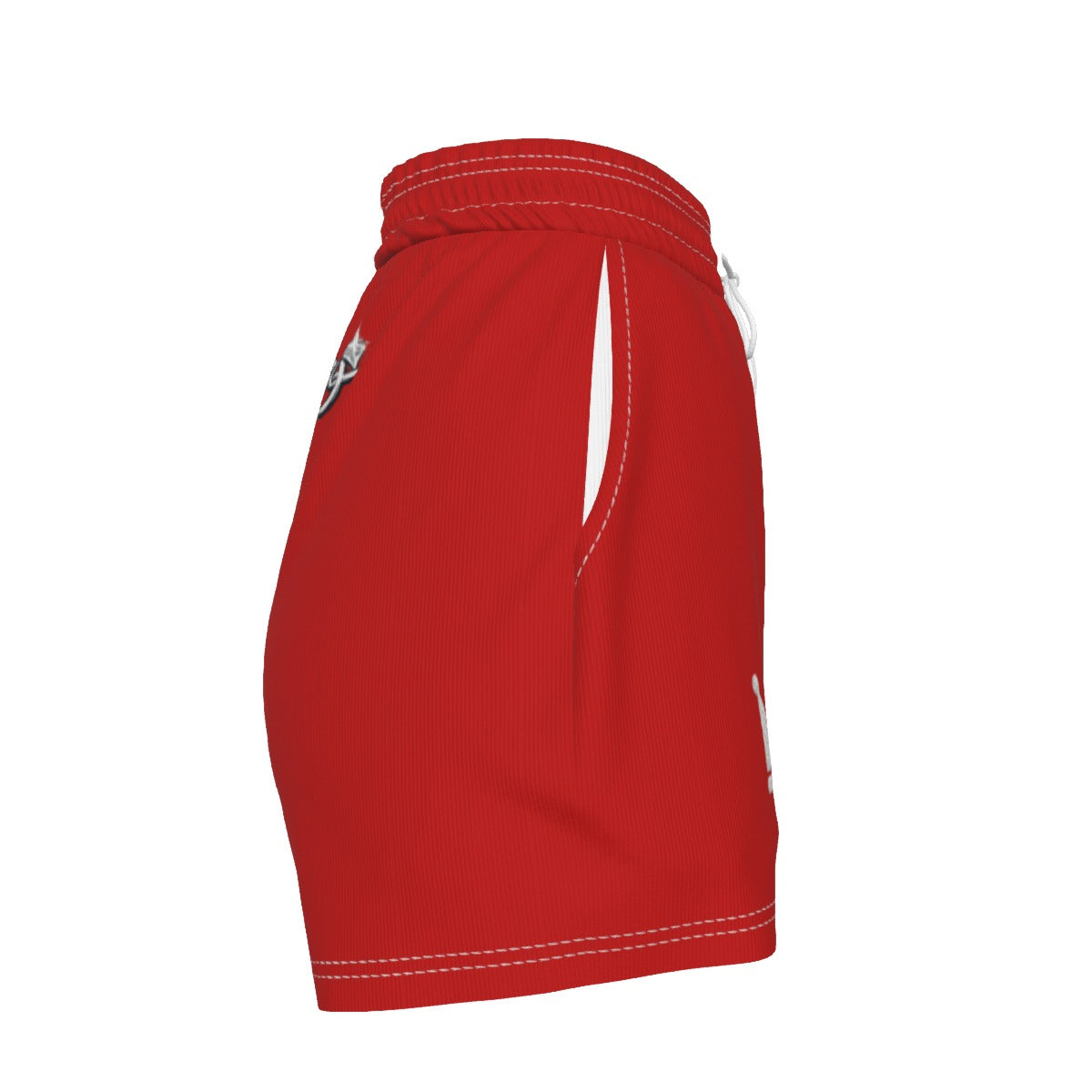 UPSTYLE Crown Luxe Shorts – Red/White