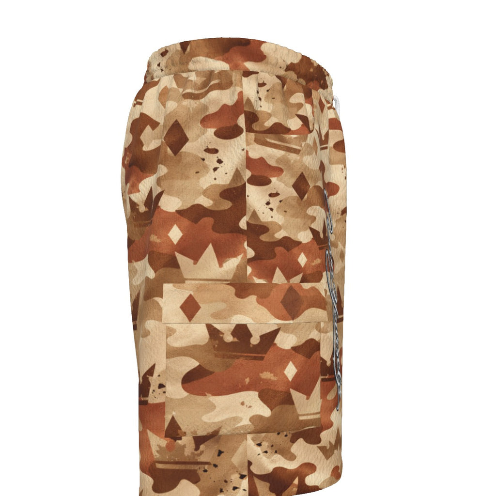 Crown Yourself Desert Camo Men's Cargo Shorts