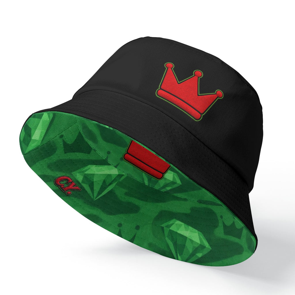 C.Y. Emerald Reign Double-Side Printing Bucket Hat