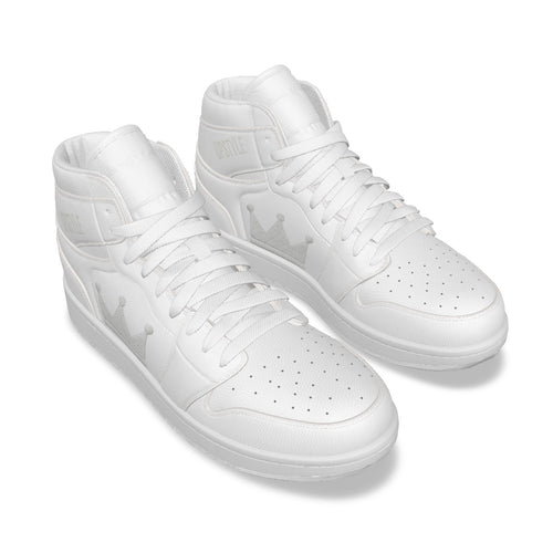 Crown Yourself All White Men's UPSTYLE Shoes