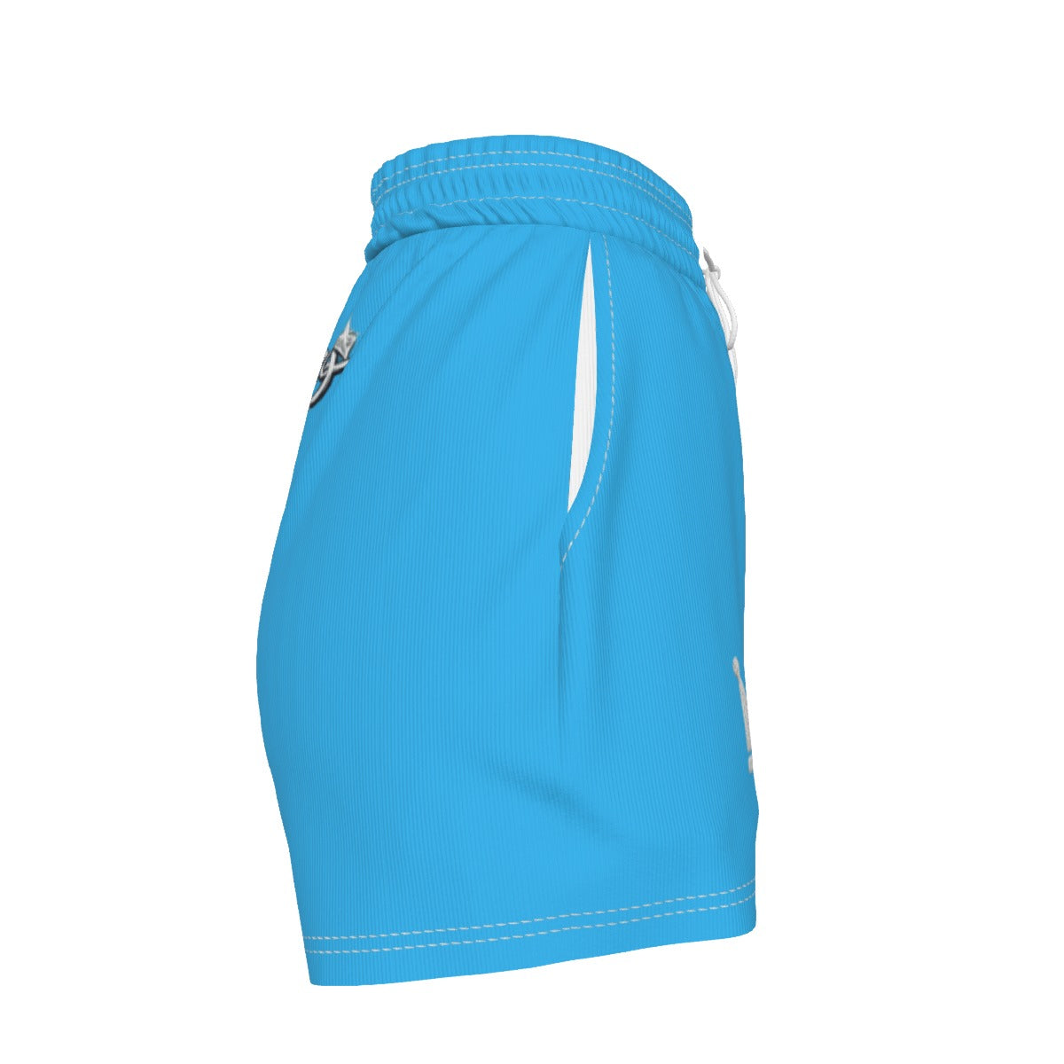UPSTYLE Crown Luxe Shorts – Babyblau/Weiß