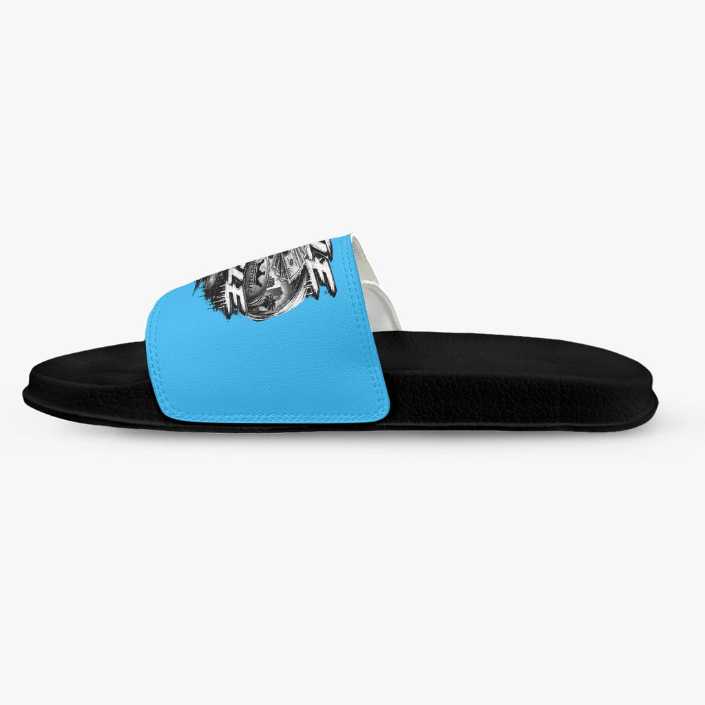 Blue Motion — Hustle Off the Muscle Men's Velcro Slippers