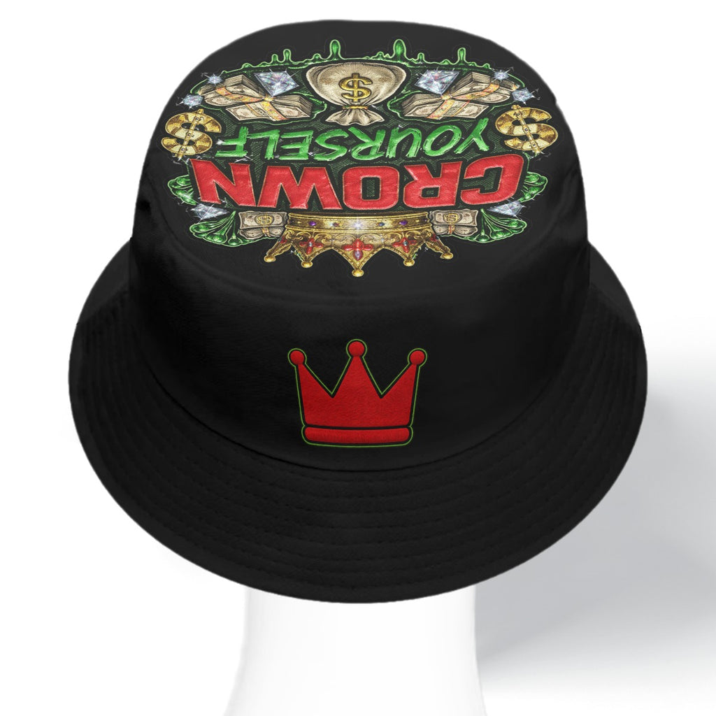 C.Y. Emerald Reign Double-Side Printing Bucket Hat