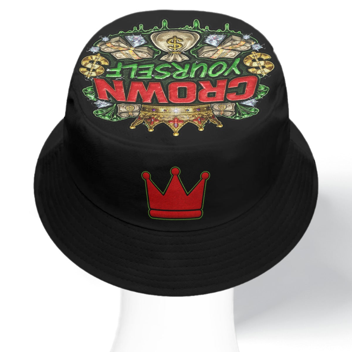 C.Y. Emerald Reign Double-Side Printing Bucket Hat