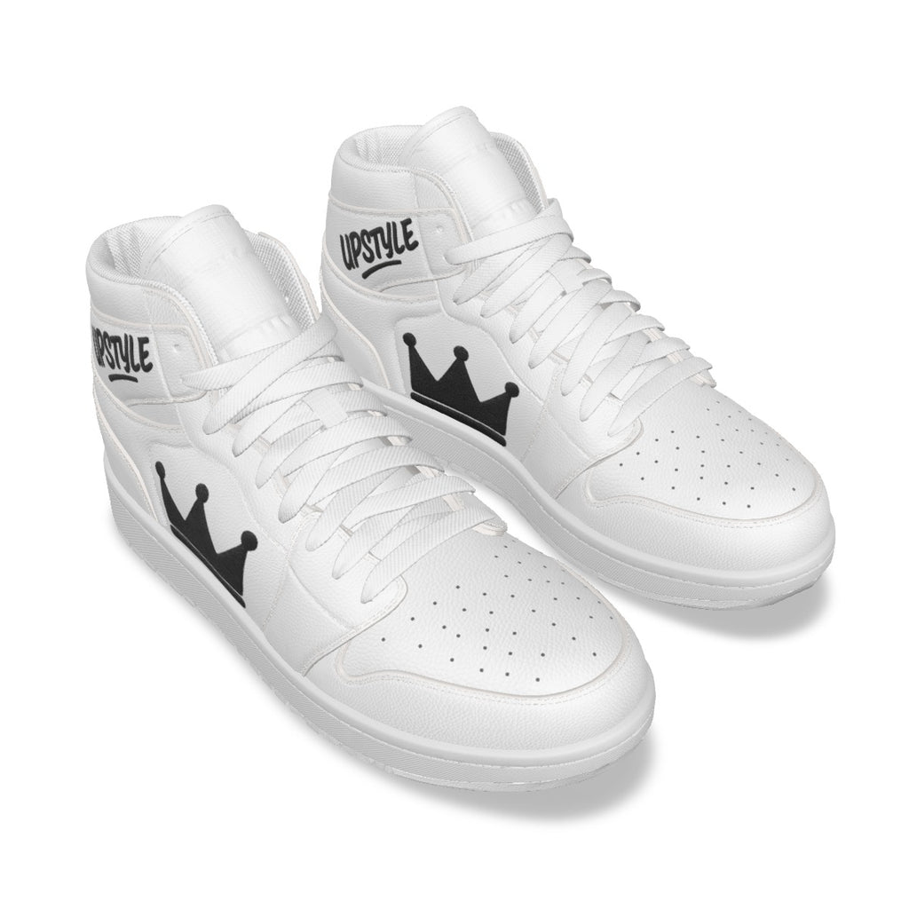 UPSTYLE Crown Classic Baskets (Homme) Blanc et Noir
