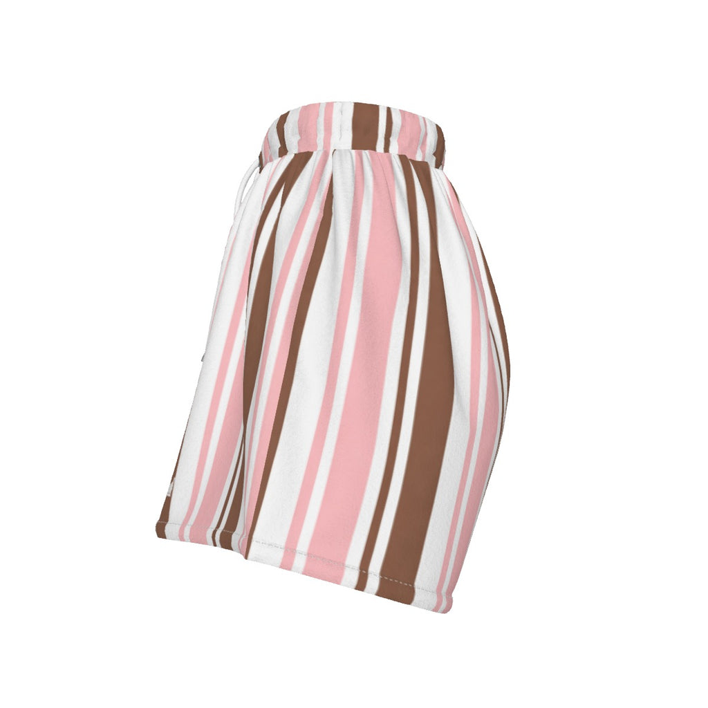Crown Cocoa Blush Stripe  Women's Shorts