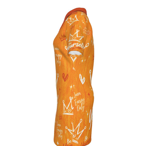 Citrus Queen Women's Polo Collar Dress
