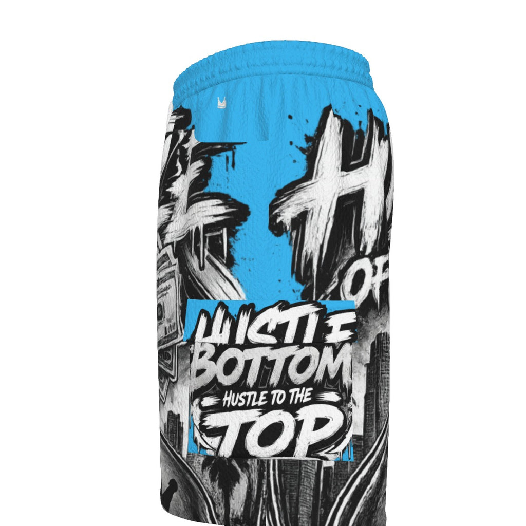 Blue Motion — Hustle Off the Muscle Men's Cargo Shorts