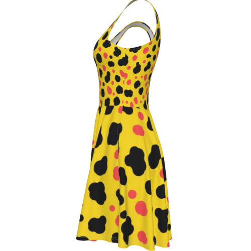 Blush Dalmatian Women's Tank Vest Dress